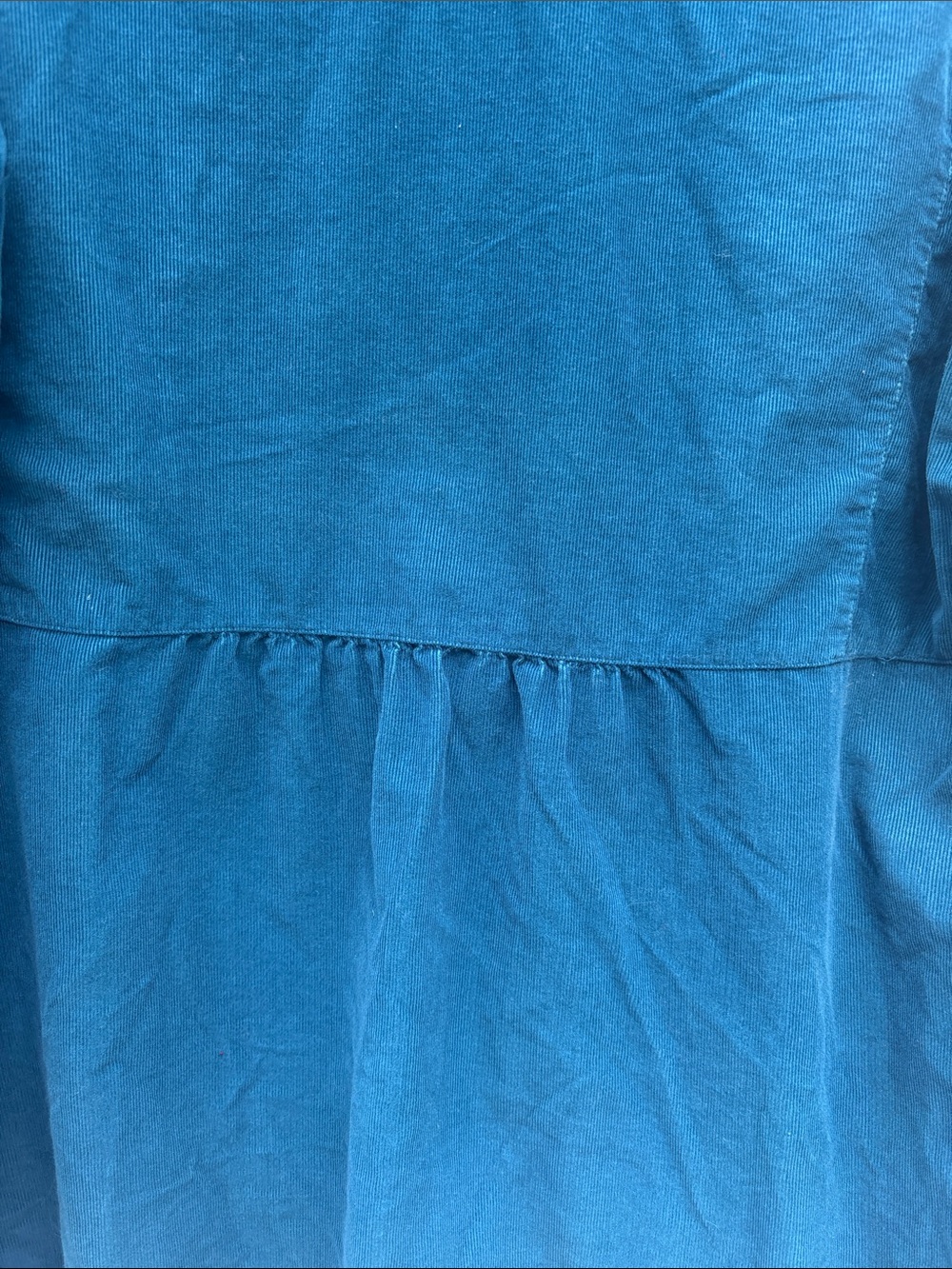 J. Jill Teal Corduroy Button-Front Shirt - Picture 9 of 14